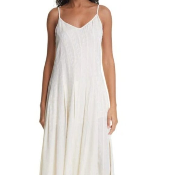Birgitte Herskind The Luna slip Evening Cream dress Size 42 - Picture 3 of 15